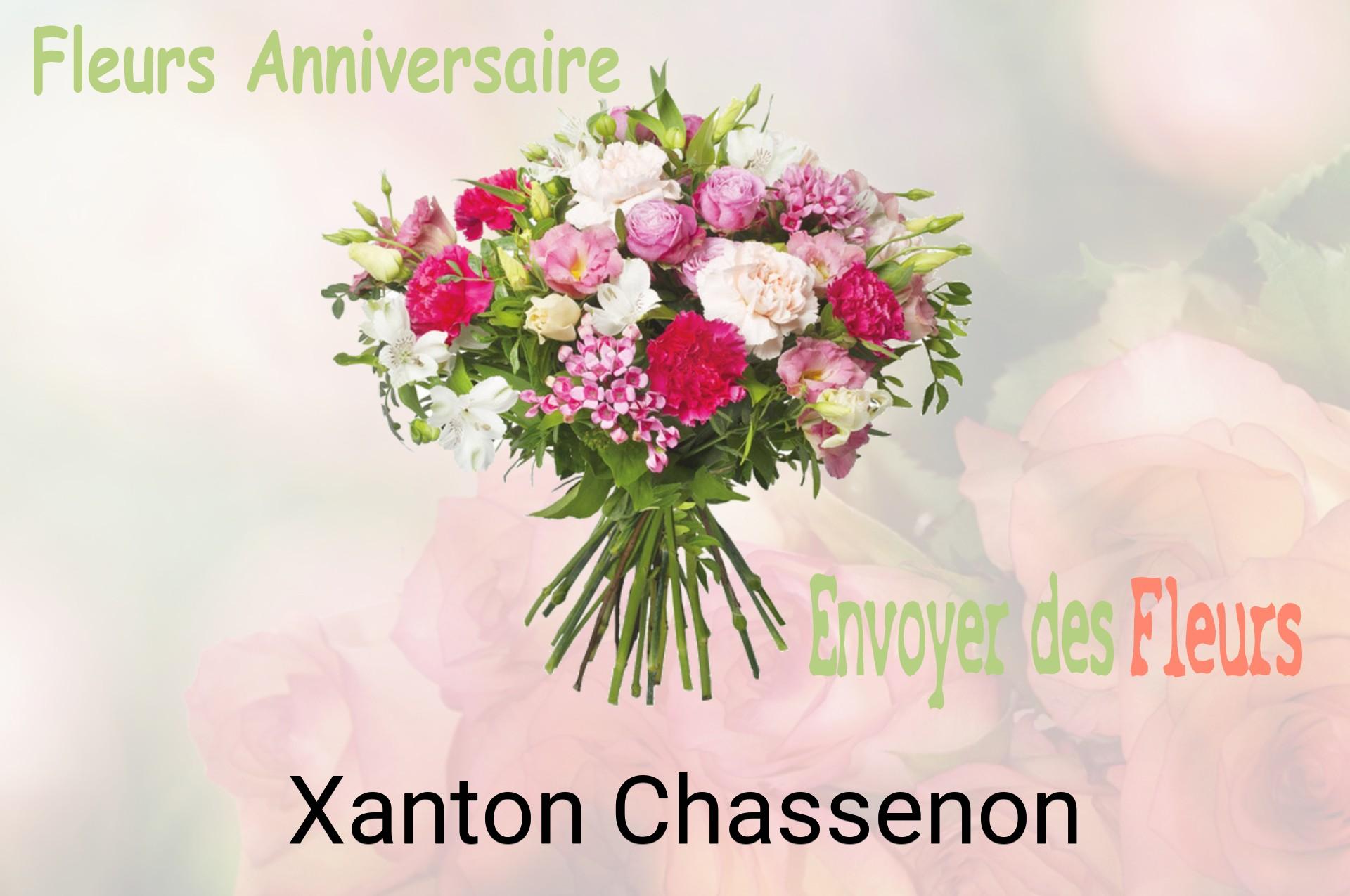 Bouquet de fleurs d’anniversaire livré à Xanton-Chassenon