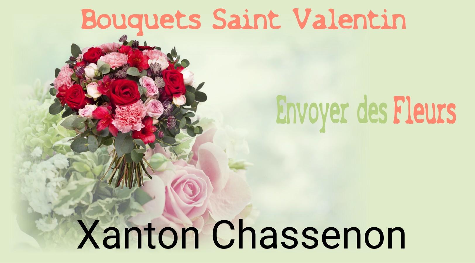 Roses de Saint-Valentin livrées à Xanton-Chassenon